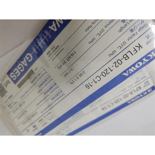 日本KYOWA共和通用型應(yīng)變片帶導(dǎo)線(xiàn)免焊接KFGS-2-60-C1-16 N30C3