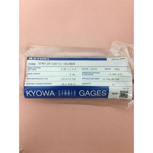日本KYOWA防水箔式應變片KFWB-2-120-C1-11 L30C3R