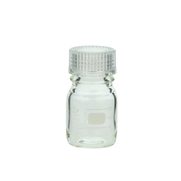 日本SIBATA柴田科學帶透明蓋的耐熱螺口瓶 017200-20003