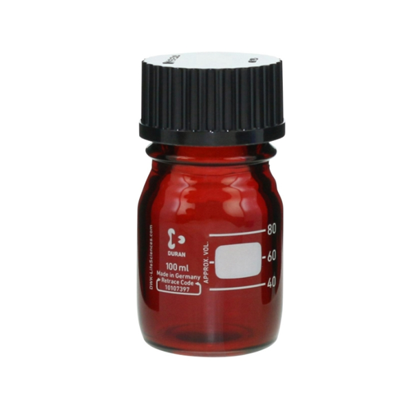 日本SIBATA柴田科學(xué)耐熱螺口瓶 棕色帶黑色瓶蓋017210-5002A