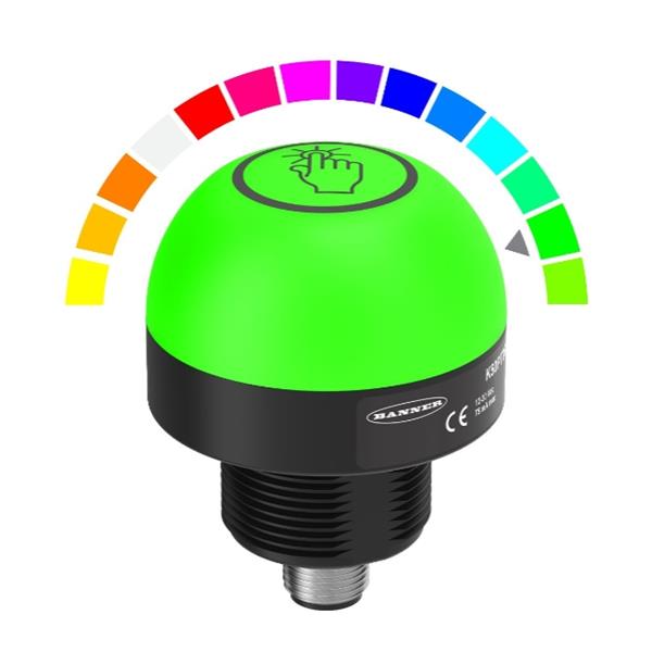 BANNER邦納美國 K50 Pro 觸摸按鈕系列拾取指示燈K50PTCD4SQ