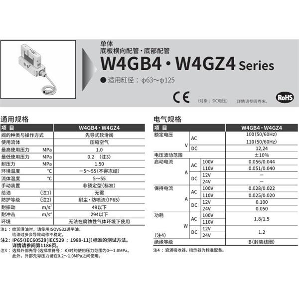CKD喜開理插入式集成閥W4GZ440-10-R1MF-3